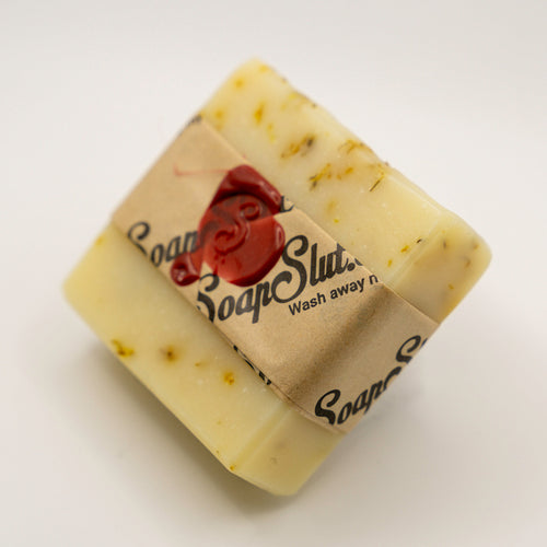 Calendula and Frankincense Tallow Soap Bar 4oz.