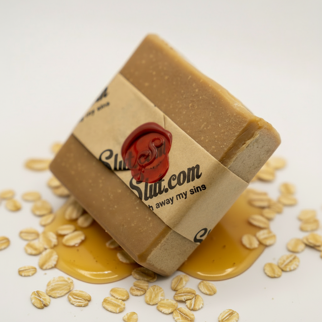 Honey and Oatmeal Tallow Soap Bar 4oz.