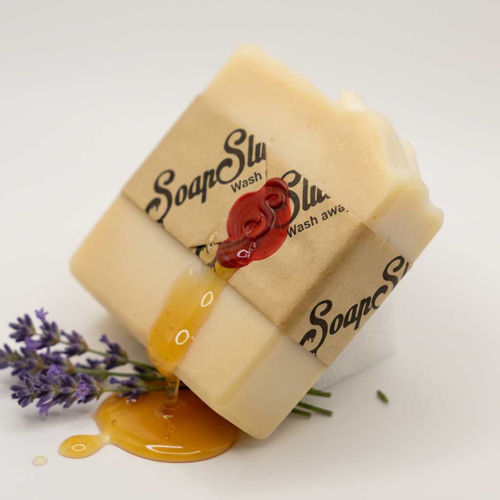 Honey Tallow Lavender Soap Bar 4oz.