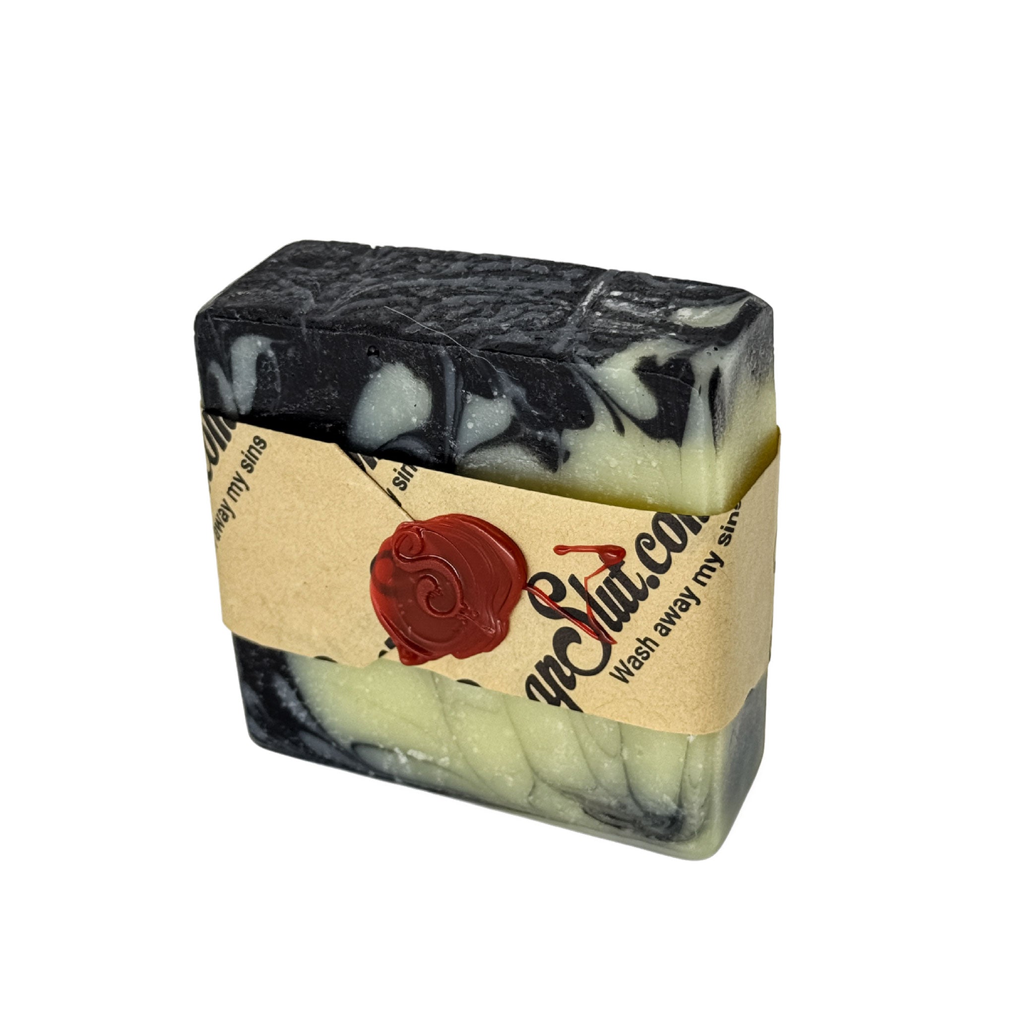 Tallow Charcoal Layer Bar Soap 4oz.