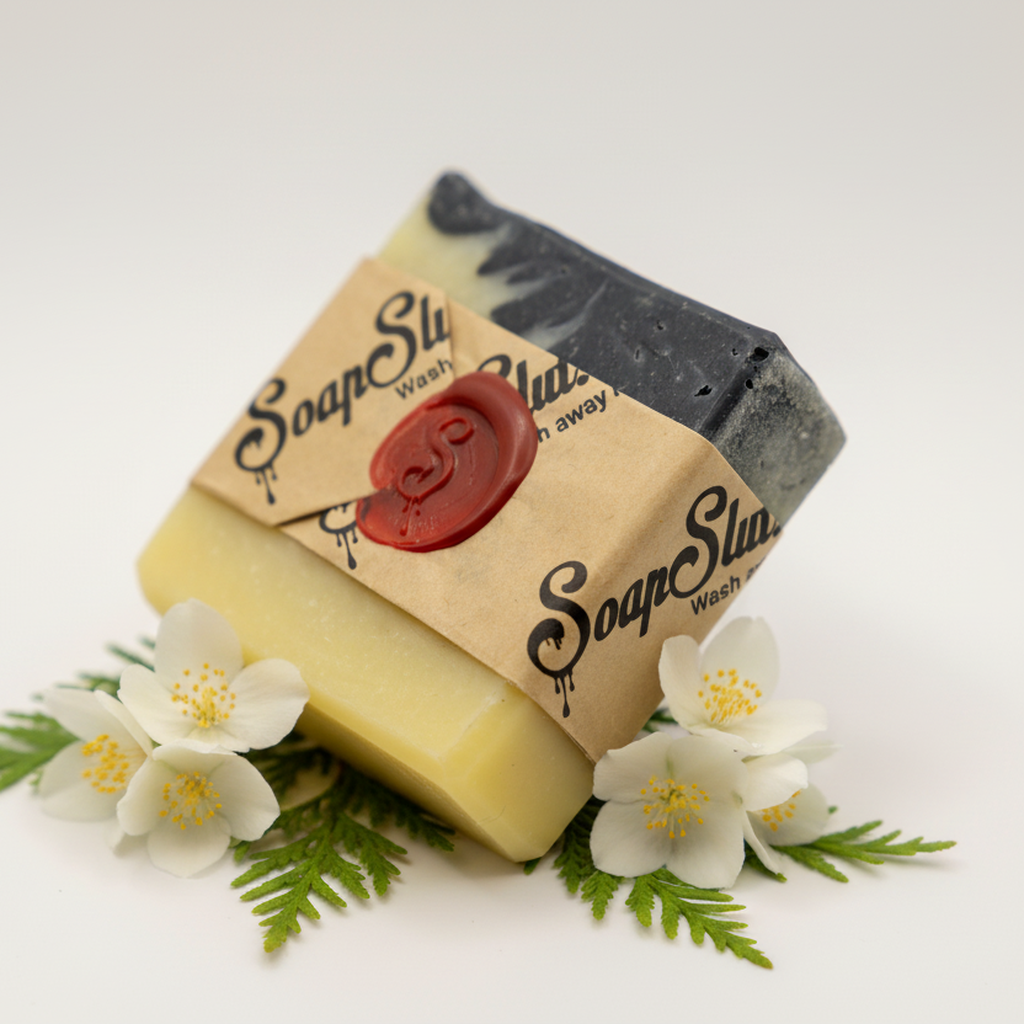 Jasmine and Cedarwood Tallow Soap Bar 4oz.